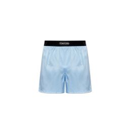 Tom Ford 로고 허리밴드 스트레치 새틴 복서 T4LE410100