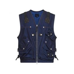 스톤 아일랜드 로고 패치 조끼 15G100016S00J2