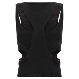 릭 오웬스 콘코디언스 런웨이 탄자 탑 RO02E4662KWVHWP