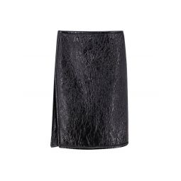 구찌 샤이니 레더 스커트 850085XNA8X
