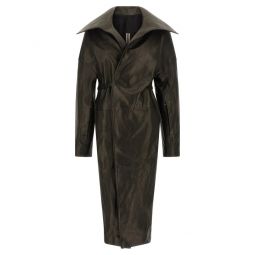 릭 오웬스 드라큐칼라 벨티드 코트 RO02E4969LNV