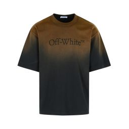 오프 화이트 런드리 스케이트 로고 크루넥 티셔츠 OMAA120F25JER00X