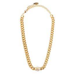 오프 화이트 로고가 새겨진 초커 OWOB13UF25MET001