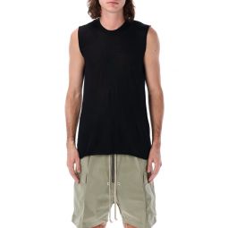 릭 오웬스 할리우드 베이직 슬리브리스 티셔츠 RU01E5151UC