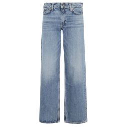 래그앤본 로고 패치 스트레이트 레그 진 RJ4025F1REC097