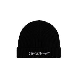 Off White 로고 자수 비니 OWLC017C99KNI003