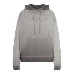 Off White 로고 프린트 드로스트링 후디 OWBB06DF25FLE001
