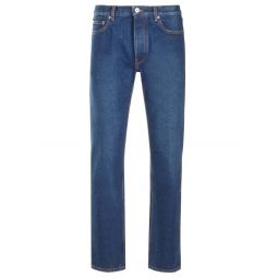 오프화이트 로우라이즈 스트레이트 레그 진 OMYA175C99DEN004