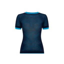 오프 화이트 메시 크루넥 티셔츠 OWAD27DF25JER001