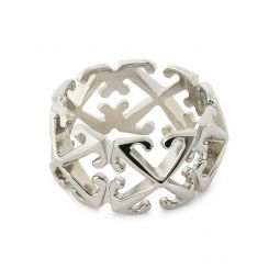 오프화이트 멀티 애로우 청키 밴드 링 OMOC07BC99MET001