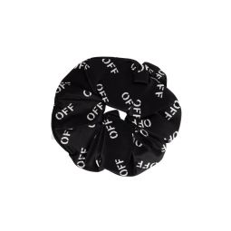 오프 화이트 올오버 로고 패턴 스크런치 OWMH002F25FAB001