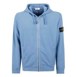 스톤 아일랜드 컴패스 패치 지퍼업 후드 티셔츠 K2S156100067S0A20