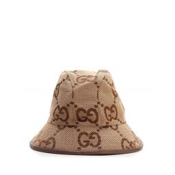 구찌 GG 슈프림 와이드 브림 버킷 모자 6812563HAGJ