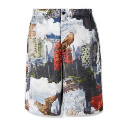 오프 화이트 올오버 프린트 버뮤다 반바지 MCB092F5F0024242