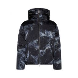 오프화이트 집업 하이넥 다운 재킷 OMEJ003F23FAB001