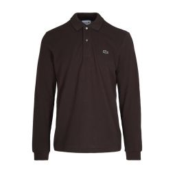 라코스테 로고 패치 롱슬리브 폴로 셔츠 L1312