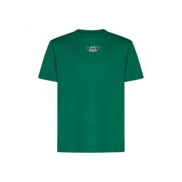 Off White 로고 프린트 크루넥 티셔츠 OMAA027S24JER001