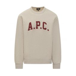 A P C  로고 프린트 크루넥 스웨트셔츠 COHBRH37012