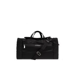 오프화이트 로고 프린트 지업 홀드올 백 OMNL019S24FAB001