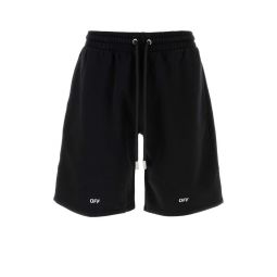 오프 화이트 애로우 프린트 드로스트링 반바지 OMCI013F25FLE002