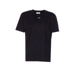 오프 화이트 브러시 애로우 크루넥 티셔츠 OMAA027F25JER008