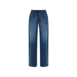 오프화이트 드로스트링 스트레이트 레그 팬츠 OWCH022F25FLE002