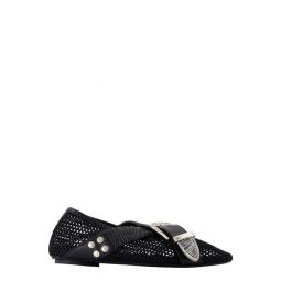 토가 풀라 스퀘어 토 메시 플랫 FTGPW143409036