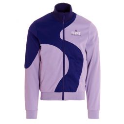 오프화이트 컬러블록 지퍼 재킷 OMBD046S23FAB0013801