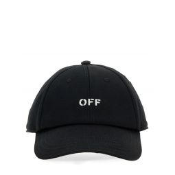 Off White 로고 자수 야구 모자 OMLB06DC99FAB001