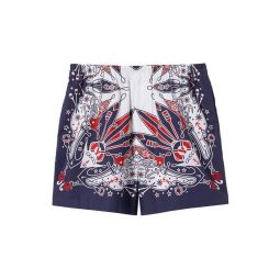 구찌 반다나 프린트 엘라스틱 허리밴드 팝린 반바지 787502ZAQYH