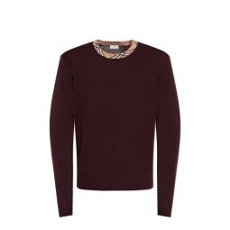 버버리 체크넥 니트 점퍼 8113789