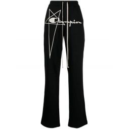 릭 오웬스 X 챔피언 드로스트링 플레어 팬츠 CW02C9247