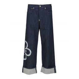 겐조 스트라이프 와이드 레그 진 FF65DP4216R1