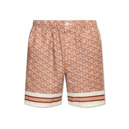 라코스테 로고 자수 신축성 허리밴드 반바지 GH9928