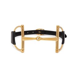 구찌 오버사이즈 홀스빗 와이드 벨트 8471060YA0G