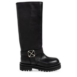 오프 화이트 로고 플라크 부츠 OWIE04OC99LEA001