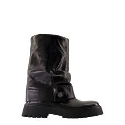 Zadig   Voltaire Angie 슬리브 빈티지 페이턴트 부츠 SWCT02058011