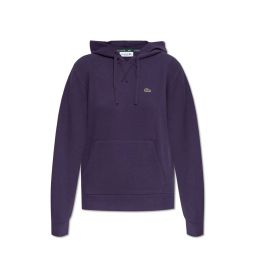 Lacoste 로고 패치 드로스트링 후디 SF52590