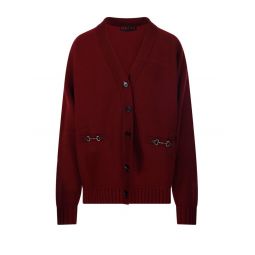 구찌 호스빗 디테일 니트 카디건 836378XKE0Y