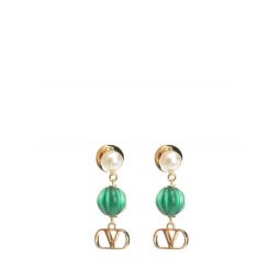 Valentino VLogo 시그니처 장식 드롭 이어링 7W2J0AN9IKX