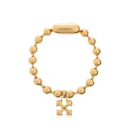 오프화이트 로고가 새겨진 팔찌 OWOA12TF25MET001