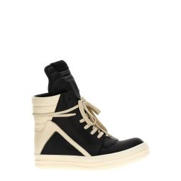 릭 오웬스 지오바스켓 라운드 토 레이스업 스니커즈 RP02E4894LCO