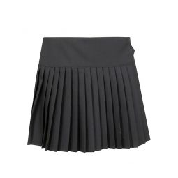 오프 화이트 빅 북키쉬 플리츠 미니 스커트 OWCU01HF25FAB001