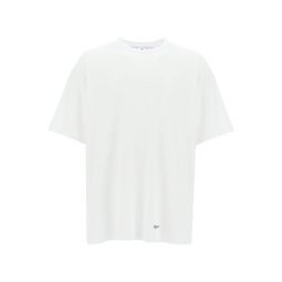 오프화이트 스크리블 다이아그 프린트 크루넥 티셔츠 OMAA038S23JER007