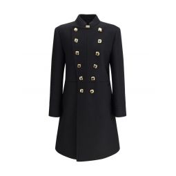 발렌티노 더블브레스트 버튼 디테일 코트 7V0CAK358U4
