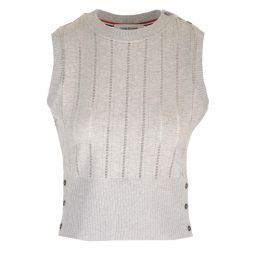 Thom Browne 스트레이트 밑단 민소매 조끼 FJV021AJ0143