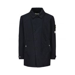 Stone Island 콤파스 패치 긴소매 버튼업 코트 791542149