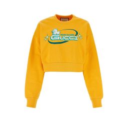 Gucci 애니멀 프린트 저지 스웨트셔츠 776911XJGDT