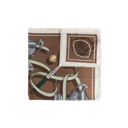 라코스테 패턴 스카프 RE42010