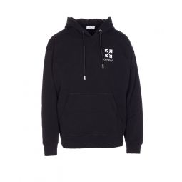 오프 화이트 스몰 애로우 스케이트 후드 티셔츠 OMBB085F25FLE015